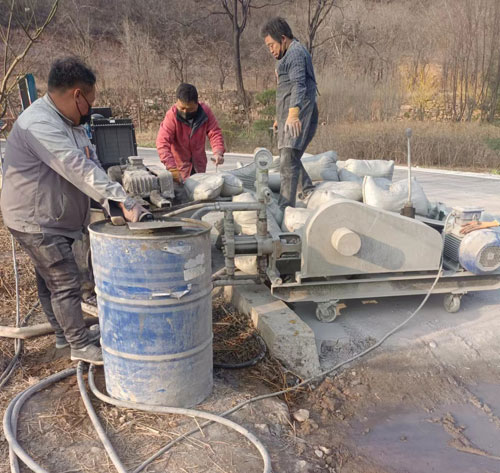 顺昌路面下沉注浆